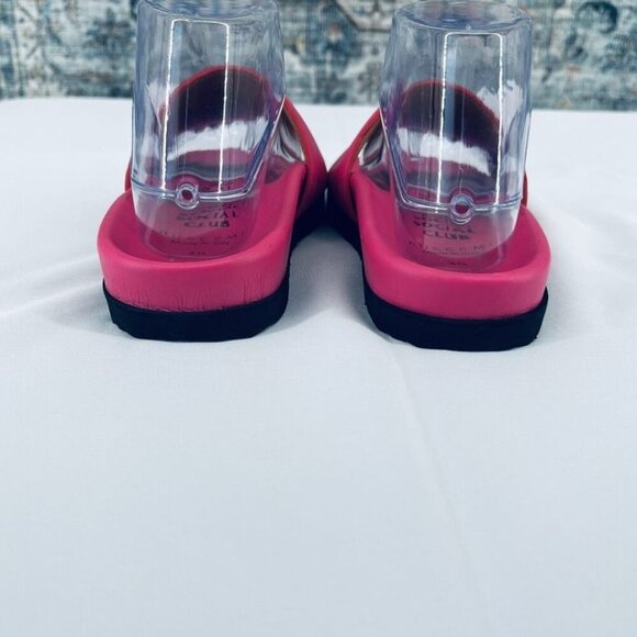 BUSCEMI Assc Slide Sandal In Fuchsia Size 35 Anti Social Social Club - Picture 3 of 12